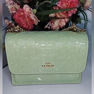 Coach Klare Signature Leather Shoulder Bag